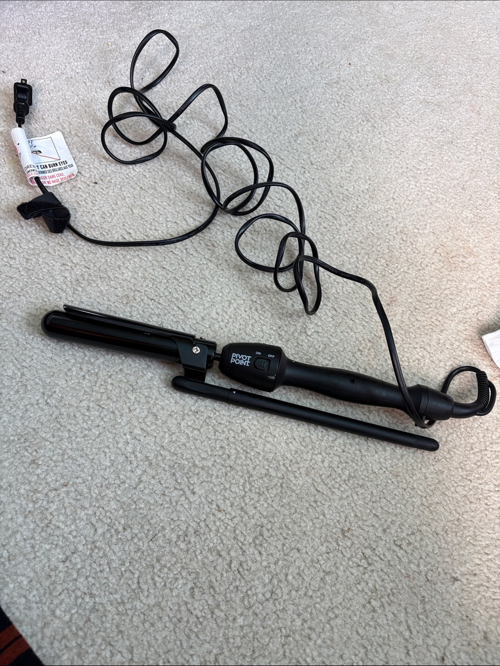 Black Professional 2-in-1 Flat Iron and Curling Wand